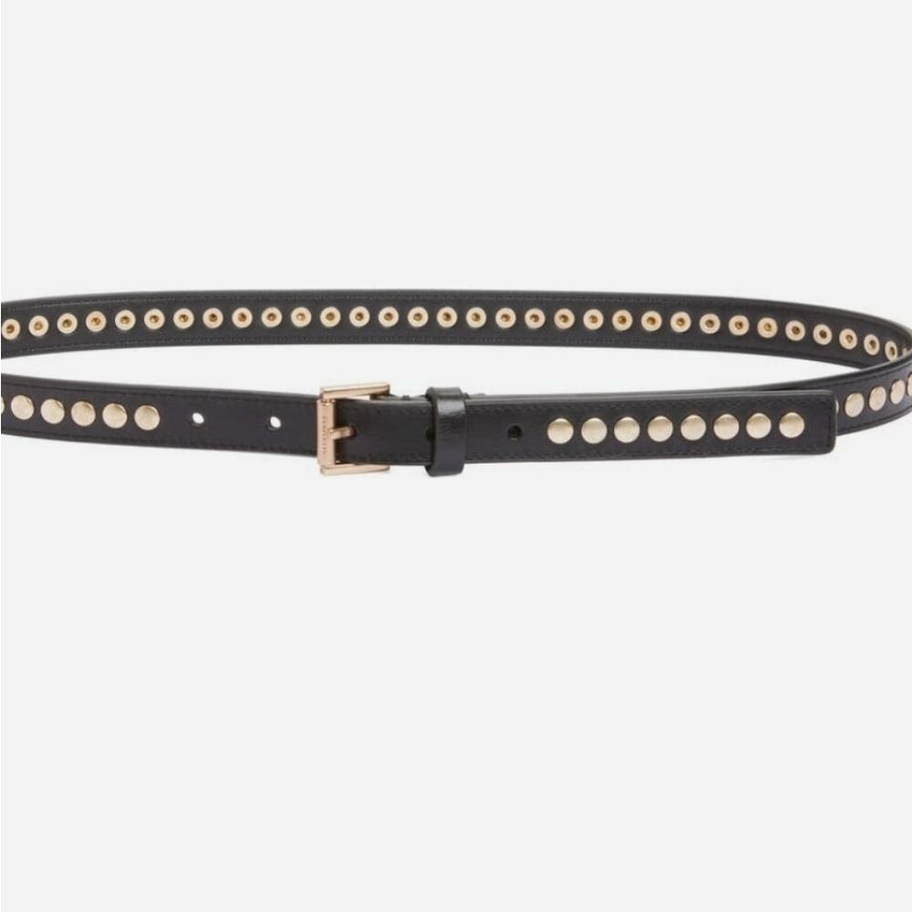 All Saints Flat Stud Leather Belt